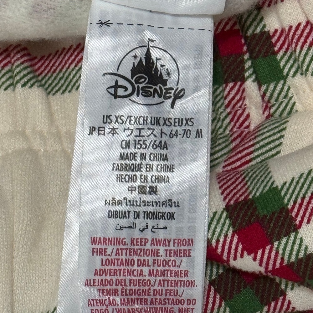 NEW Disney Lounge Pants for Women - Walt's Holiday Lodge - Minnie Mouse size XS - Picture 6 of 6